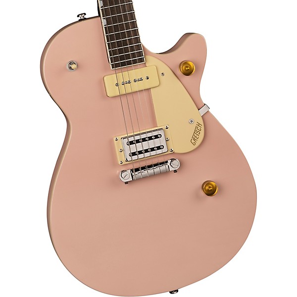 Gretsch Guitars G2215-P90 Streamliner Junior Jet Club Electric Guitar Shell Pink