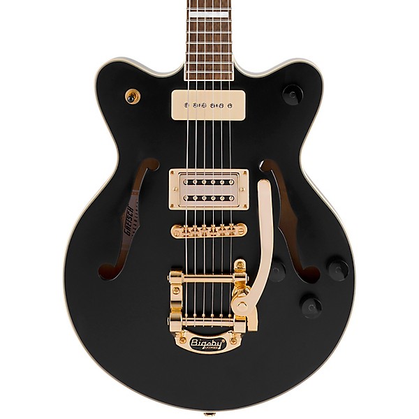 Open Box Gretsch Guitars G2655TG-P90 Limited Edition Streamliner Center Block Jr. with Bigsby and Gold Hardware Level 2 Bl...