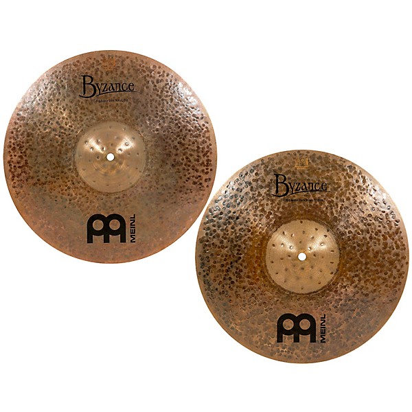 MEINL Byzance Big Apple Dark Hi-Hat Cymbals 15 in.