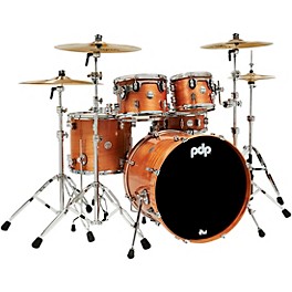 PDP by DW Concept Exotic 5-Piece Maple Shell Pack With Chrome Hardware Honey Mahogany