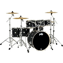 PDP by DW Concept Maple 7-Piece Shell Pack Wit... PDP by DW Concept Maple 7-Piece Shell Pack With Chrome Hardware Satin Black