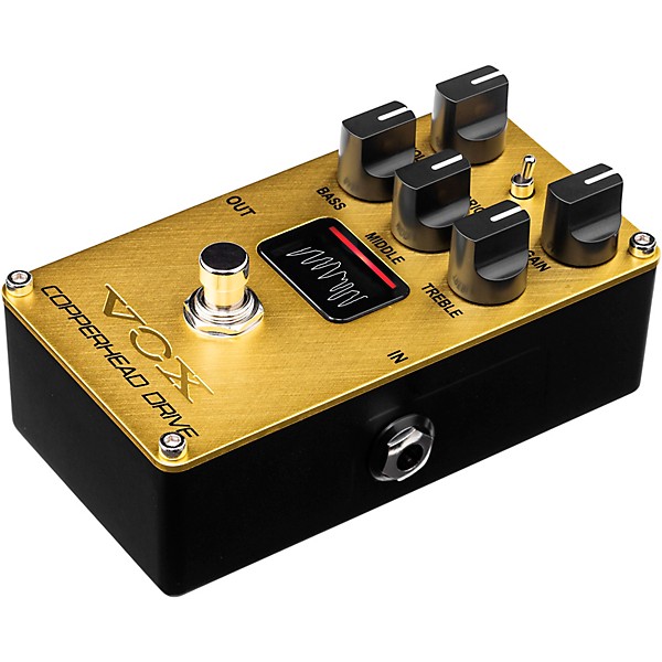 VOX Copperhead Drive Valve Distortion Pedal Copper | Guitar VOX Copperhead Drive Valve Distortion Pedal Copper | Guitar