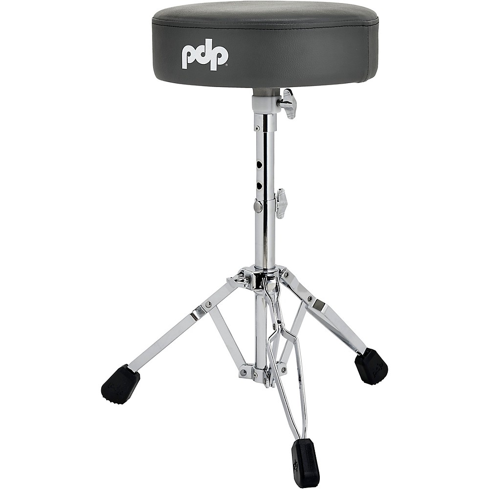 Pdp By Dw Gravity Series 12 Inch Round Top, Lightweight Throne With Gray Top Gray