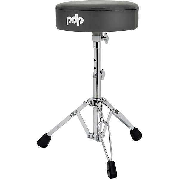 Open Box PDP by DW Gravity Series 12 inch Round Top, Lightweight Throne with Gray Top Level 1 Gray