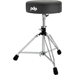 Open Box PDP by DW Gravity Series 810R Medium Weight Round Top Throne Level 1 Gray