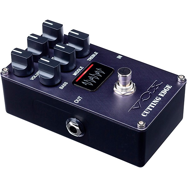 VOX Cutting Edge Valve Distortion Pedal Black