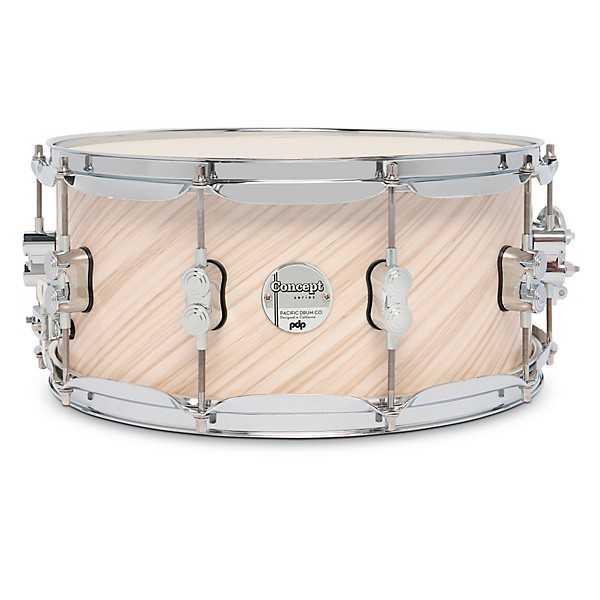 PDP by DW Concept Maple Snare Drum With Chrome Hardware 14 x 6.5 in. Twisted Ivory