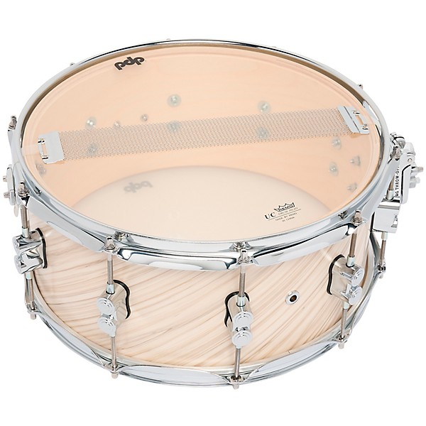 PDP by DW Concept Maple Snare Drum With Chrome Hardware 14 x 6.5 in. Twisted Ivory