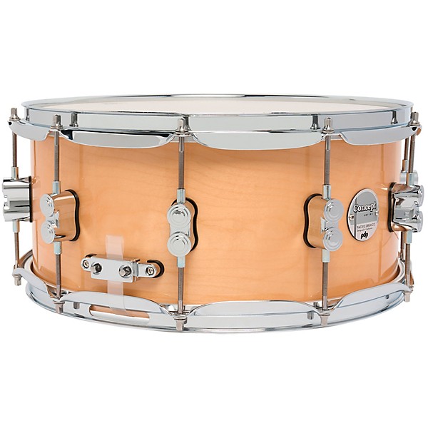 PDP by DW Concept Maple Snare Drum With Chrome Hardware 14 x 6.5 in. Natural Lacquer