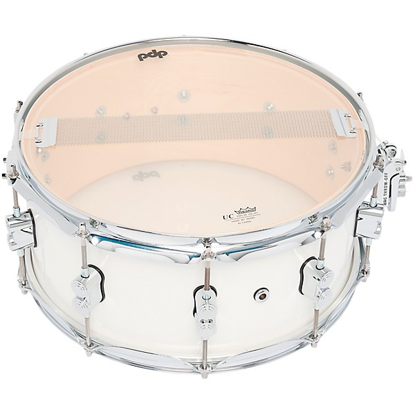 PDP by DW Concept Maple Snare Drum With Chrome Hardware 14 x 6.5 in. Pearlescent White