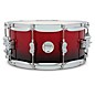 PDP by DW Concept Maple Snare Drum With Chrome Hardware 14 x 6.5 in. Red to Black Fade thumbnail