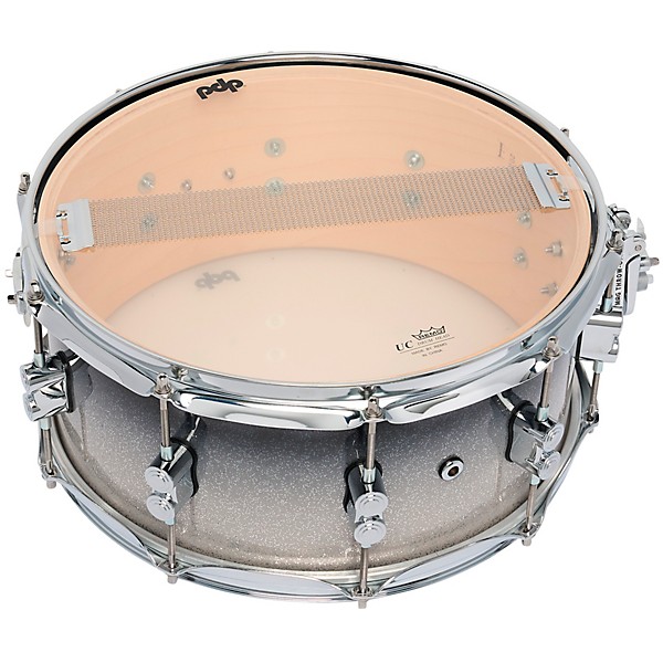 PDP by DW Concept Maple Snare Drum With Chrome Hardware 14 x 6.5 in. Silver to Black Fade