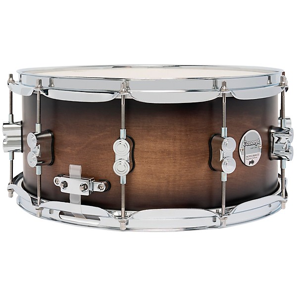 PDP by DW Concept Maple Snare Drum With Chrome Hardware 14 x 6.5 in. Satin Charcoal Burst