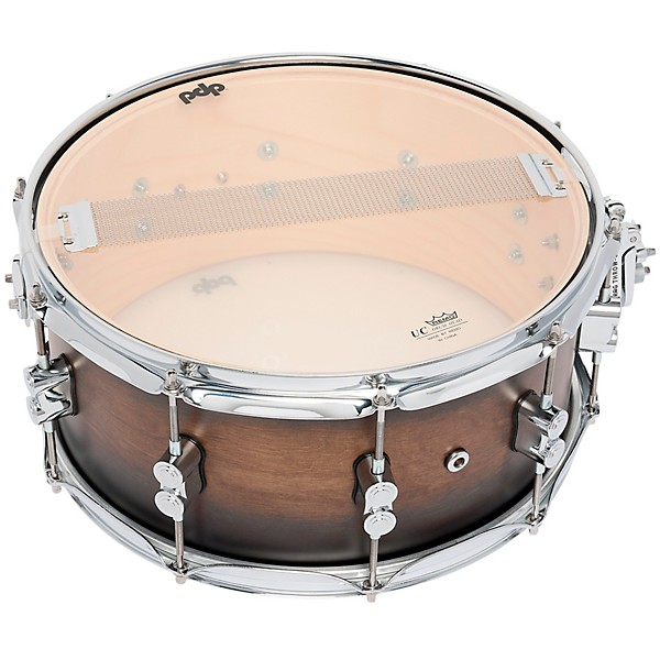 PDP by DW Concept Maple Snare Drum With Chrome Hardware 14 x 6.5 in. Satin Charcoal Burst