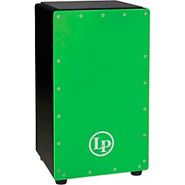 LP Prism Snare Cajon With Pad White LP Prism Snare Cajon With Pad Green