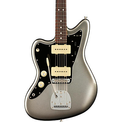 Fender American Professional Ii Jazzmaster Rosewood Fingerboard Left-Handed Electric Guitar Mercury for sale