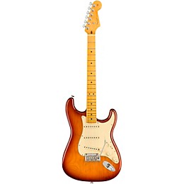 Fender American Professional II Roasted Pine Stratocaster Maple Fingerboard Electric Guitar Sienna Sunburst