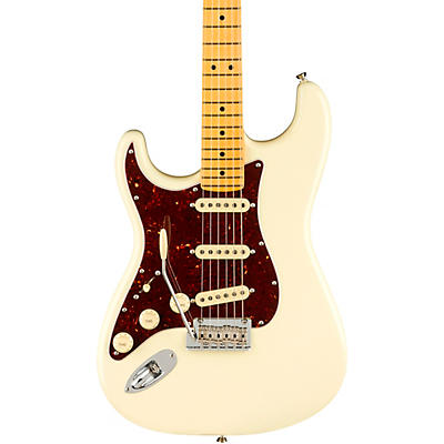 Fender American Professional Ii Stratocaster Maple Fingerboard Left-Handed Electric Guitar Olympic White for sale