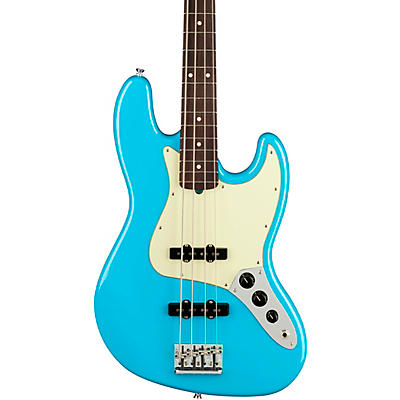 Fender American Professional Ii Jazz Bass Rosewood Fingerboard Miami Blue for sale