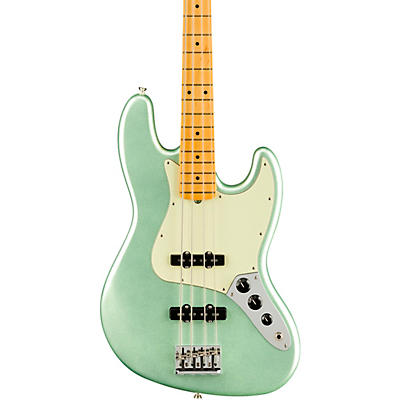 Fender American Professional Ii Jazz Bass Maple Fingerboard Mystic Surf Green for sale