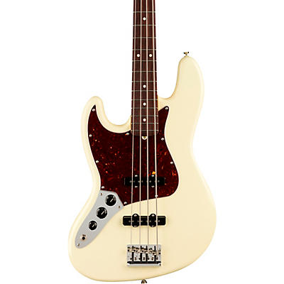 Fender American Professional Ii Jazz Bass Rosewood Fingerboard Left-Handed Olympic White for sale