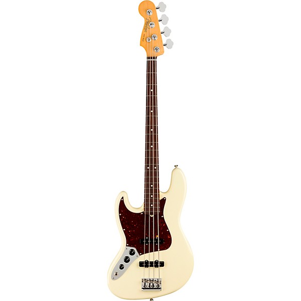 Fender American Professional II Jazz Bass Rosewood Fingerboard Left-Handed Olympic White