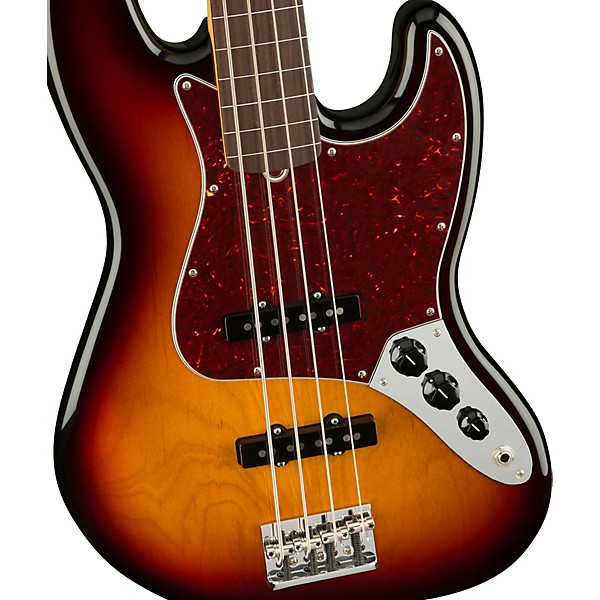 Fender American Professional II Fretless Jazz Bass Rosewood Fingerboard 3-Color Sunburst