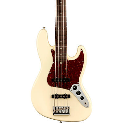 Fender American Professional Ii Jazz Bass V Rosewood Fingerboard Olympic White for sale