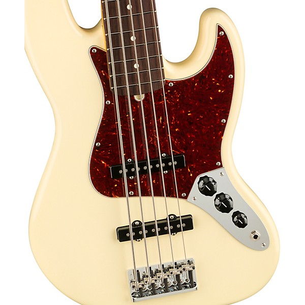 Fender American Professional II Jazz Bass V Rosewood Fingerboard Olympic White