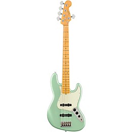 Fender American Professional II Jazz Bass V Maple Fingerboard Mystic Surf Green