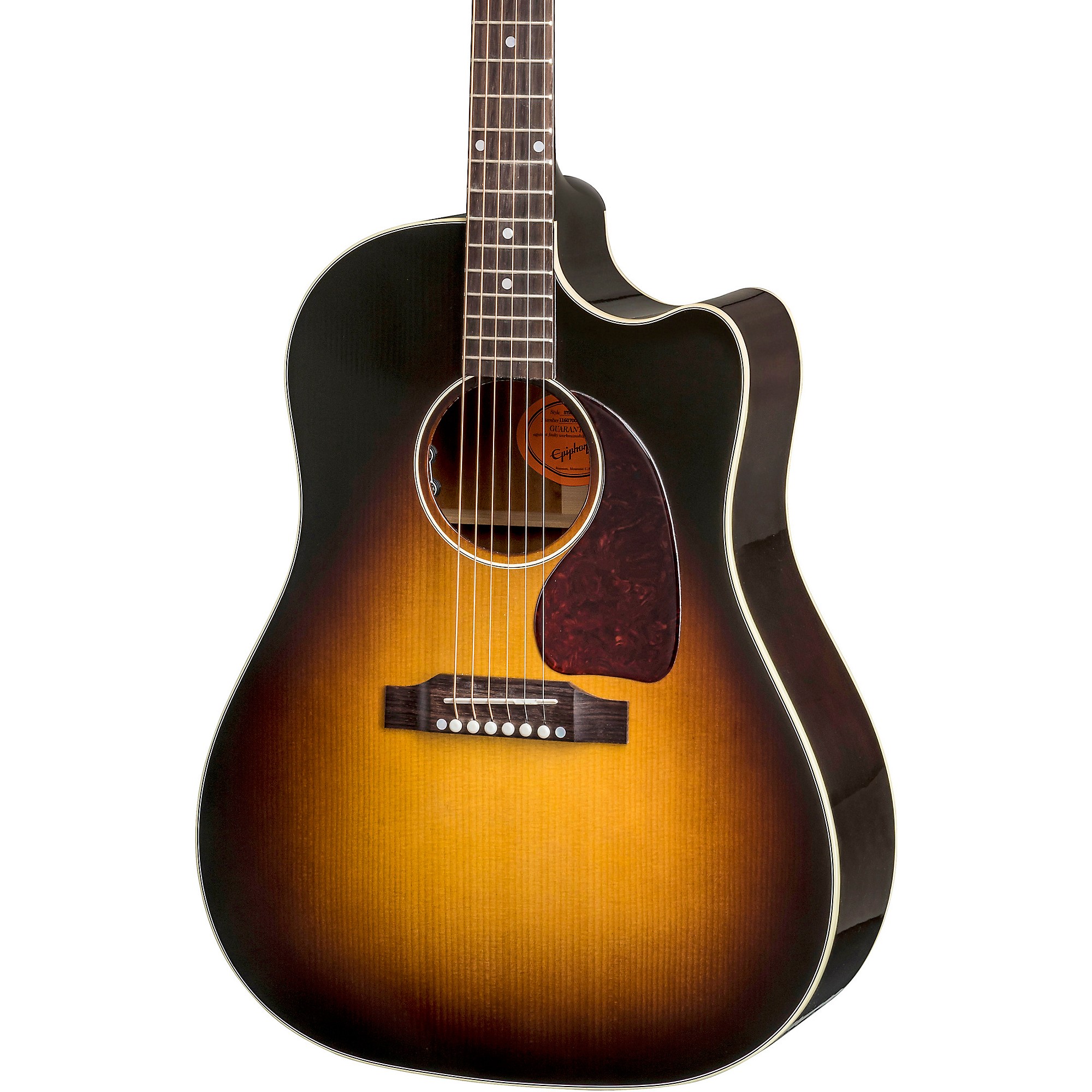 Epiphone Inspired by Gibson J-45 EC Acoustic-Electric Guitar Aged