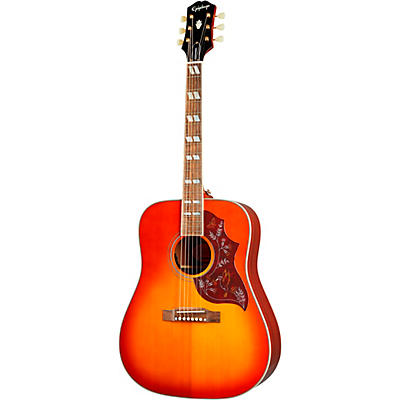Epiphone Inspired By Gibson Hummingbird Acoustic-Electric Guitar Aged Cherry Sunburst for sale