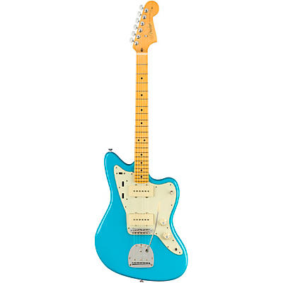 Fender American Professional Ii Jazzmaster Maple Fingerboard Electric Guitar Miami Blue for sale
