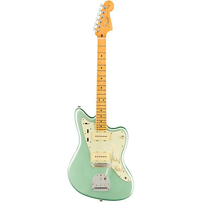 Fender American Professional Ii Jazzmaster Maple Fingerboard Electric Guitar Mystic Surf Green for sale