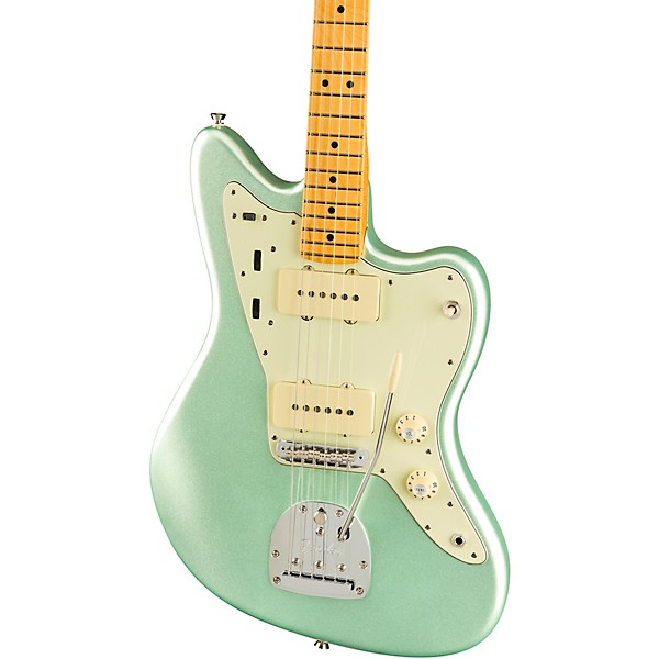 Fender American Professional II Jazzmaster Maple Fingerboard Electric Guitar Mystic Surf Green