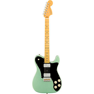 Fender American Professional Ii Telecaster Deluxe Maple Fingerboard Electric Guitar Mystic Surf Green for sale