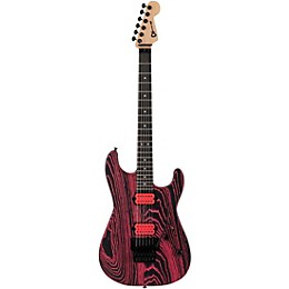 Charvel Pro-Mod San Dimas Style 1 HH FR E Ash Electric Guitar Neon Pink Ash