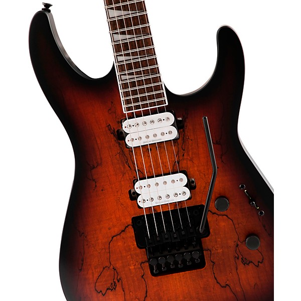 Jackson X Series Soloist SLX HT Spalted Maple Electric Guitar Tobacco Burst