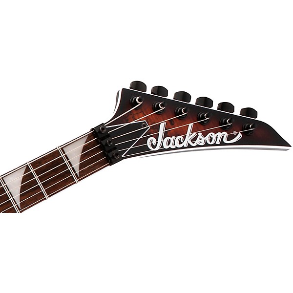 Jackson X Series Soloist SLX HT Spalted Maple Electric Guitar Tobacco Burst