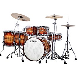 TAMA STAR Bubinga Limited-Edition 5-piece Shell Pack with 22 in. Bass Drum Red Blackwood Burst
