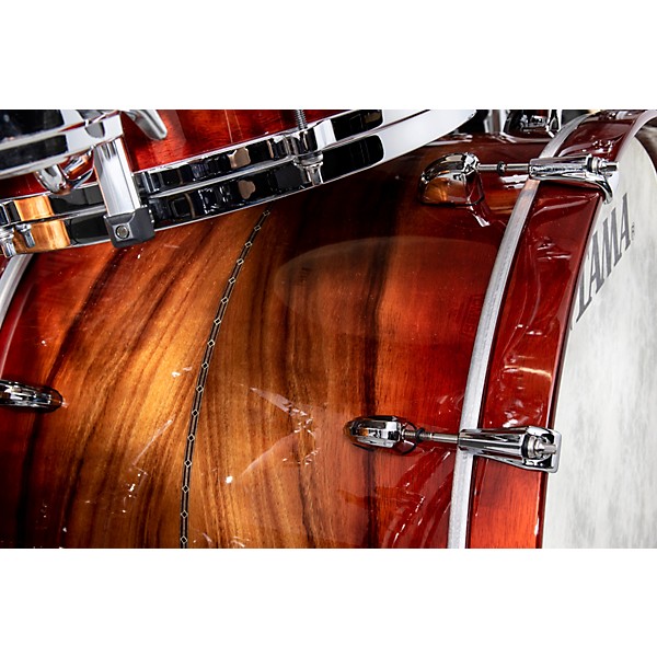 TAMA STAR Bubinga Limited-Edition 5-piece Shell Pack with 22 in. Bass Drum Red Blackwood Burst