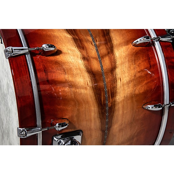 TAMA STAR Bubinga Limited-Edition 5-piece Shell Pack with 22 in. Bass Drum Red Blackwood Burst