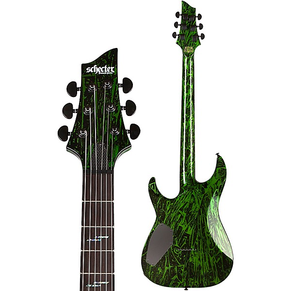 Schecter Guitar Research C-1 Silver Mountain 6-String Electric Guitar Toxic Venom
