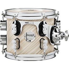 PDP by DW Concept Maple Rack Tom with Chrome... PDP by DW Concept Maple Rack Tom with Chrome Hardware 8 x 7 in. Twisted Ivory