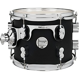 PDP by DW Concept Maple Rack Tom with Chrome ... PDP by DW Concept Maple Rack Tom with Chrome Hardware 10 x 8 in. Satin Black