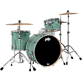 PDP by DW Concept Maple 3-Piece Rock Sh... PDP by DW Concept Maple 3-Piece Rock Shell Pack With Chrome Hardware Satin Seafoam