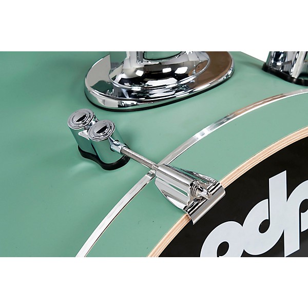 PDP by DW Concept Maple 3-Piece Rock Shell Pack With Chrome Hardware Satin Seafoam
