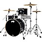 PDP by DW Concept Maple 3-Piece Rock Shell Pack With Chrome Hardware Satin Black