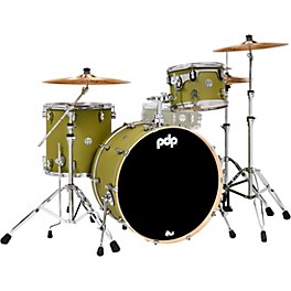 PDP by DW Concept Maple 3-Piece Rock Shel... PDP by DW Concept Maple 3-Piece Rock Shell Pack With Chrome Hardware Satin Olive