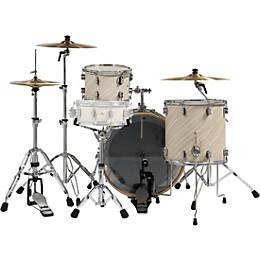 PDP by DW Concept Maple 3-Piece Rock Shell Pack With Chrome Hardware Twisted Ivory